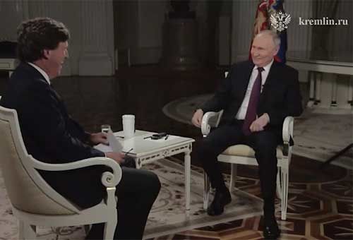 Интервью Такеру Карлсону